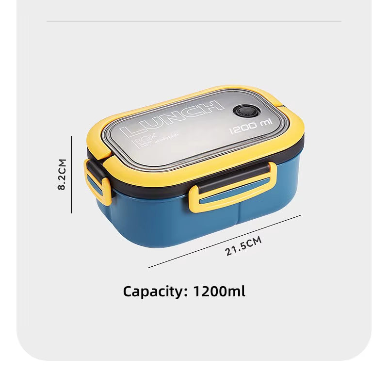 Cute Lunch Box for Kids Compartments Microwae Bento Lunchbox Children Kid School Outdoor Camping Picnic Food Container Portable