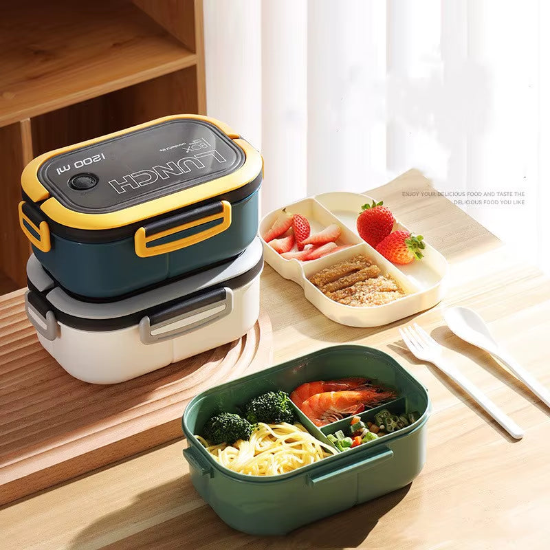 Cute Lunch Box for Kids Compartments Microwae Bento Lunchbox Children Kid School Outdoor Camping Picnic Food Container Portable