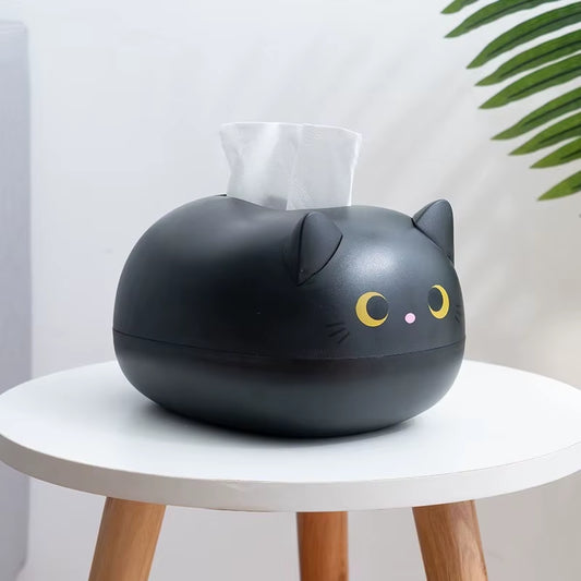 Bathroom Tissue Holder Cat Tissue Box Livingroom Napkin Storage Box Kitchen Paper Container Desktop Toilet Paper Holder